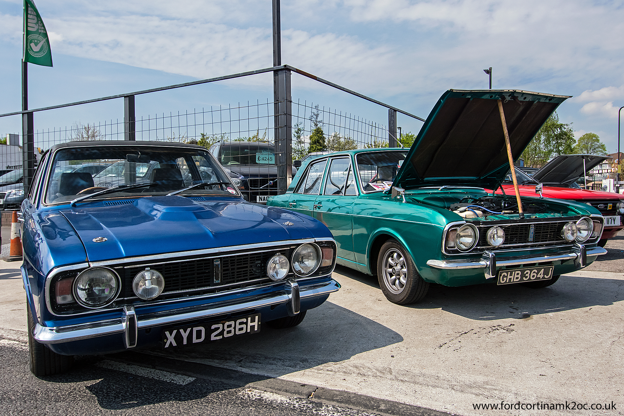 Cortinas at the Ace - Ford Cortina Mk2 Owners Club | Ford Cortina Mk2 ...