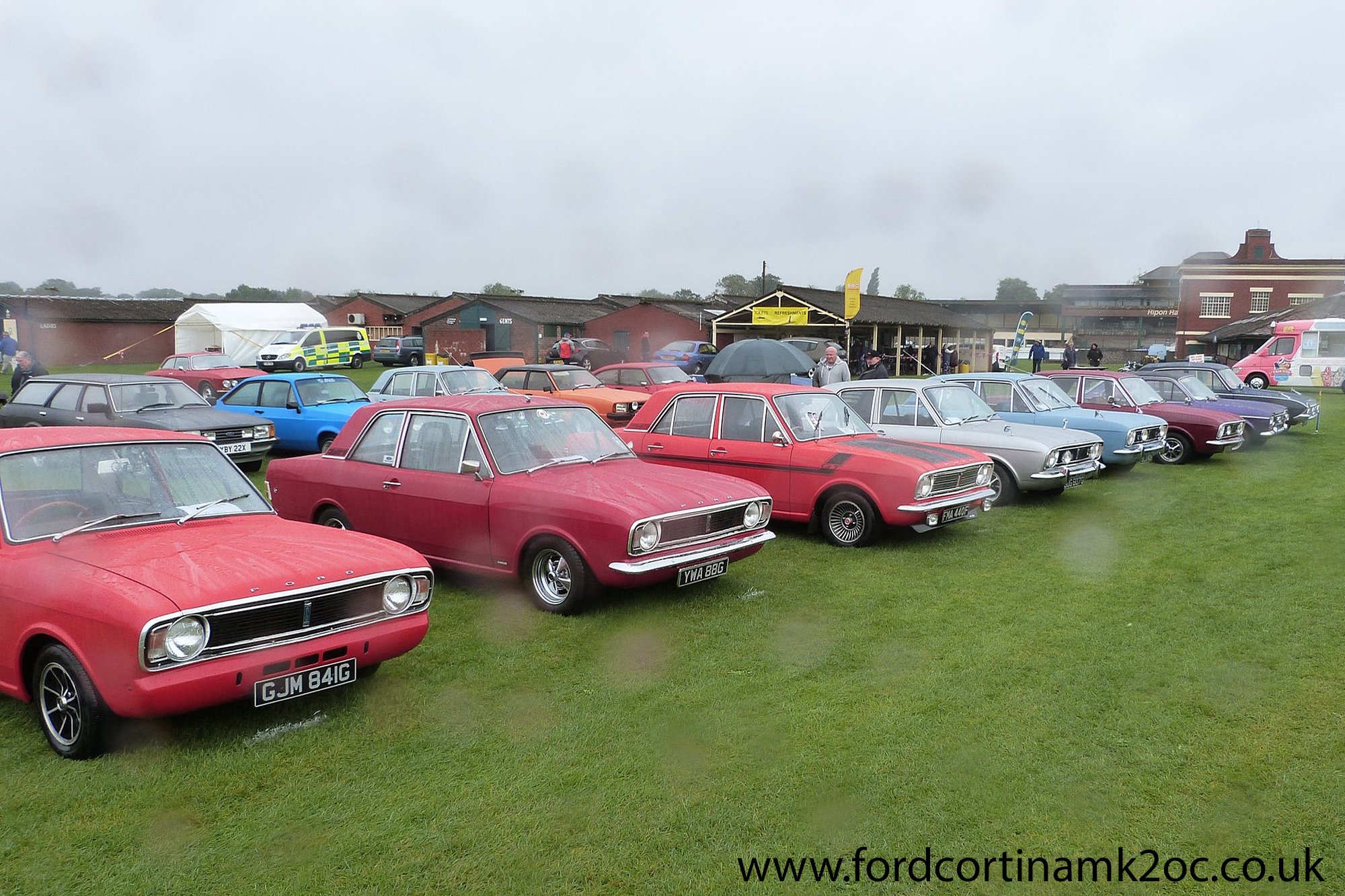 Ripon Classic Car Gathering - Ford Cortina Mk2 Owners Club | Ford